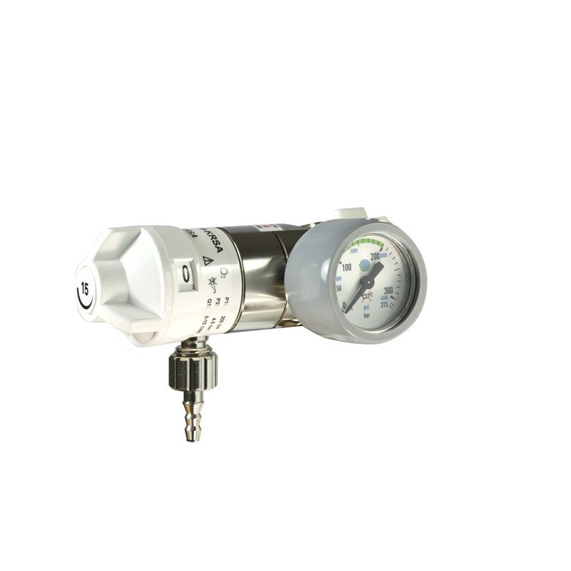 Druckminderer 0-15l/min regelb.