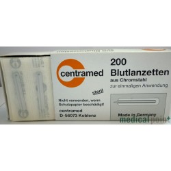 Blutlanzetten Chromstahl steril